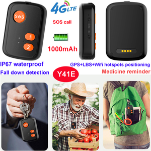 Mini rastreador GPS impermeable 4G con detecci&oacute;n de ca&iacute;das Y41E