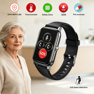 La &uacute;ltima banda inteligente de salud con posicionamiento GPS mini 4G con alertas de Geo-cerca 