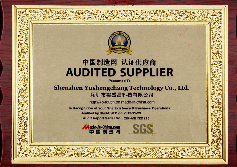 Medaglia certificata SGS