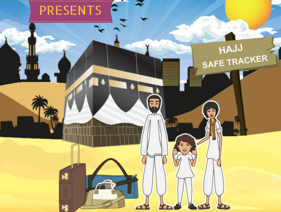 Tracker GPS s&eacute;curis&eacute; pour les p&egrave;lerins du Hajj et la Omra-HajjSafeTracker
