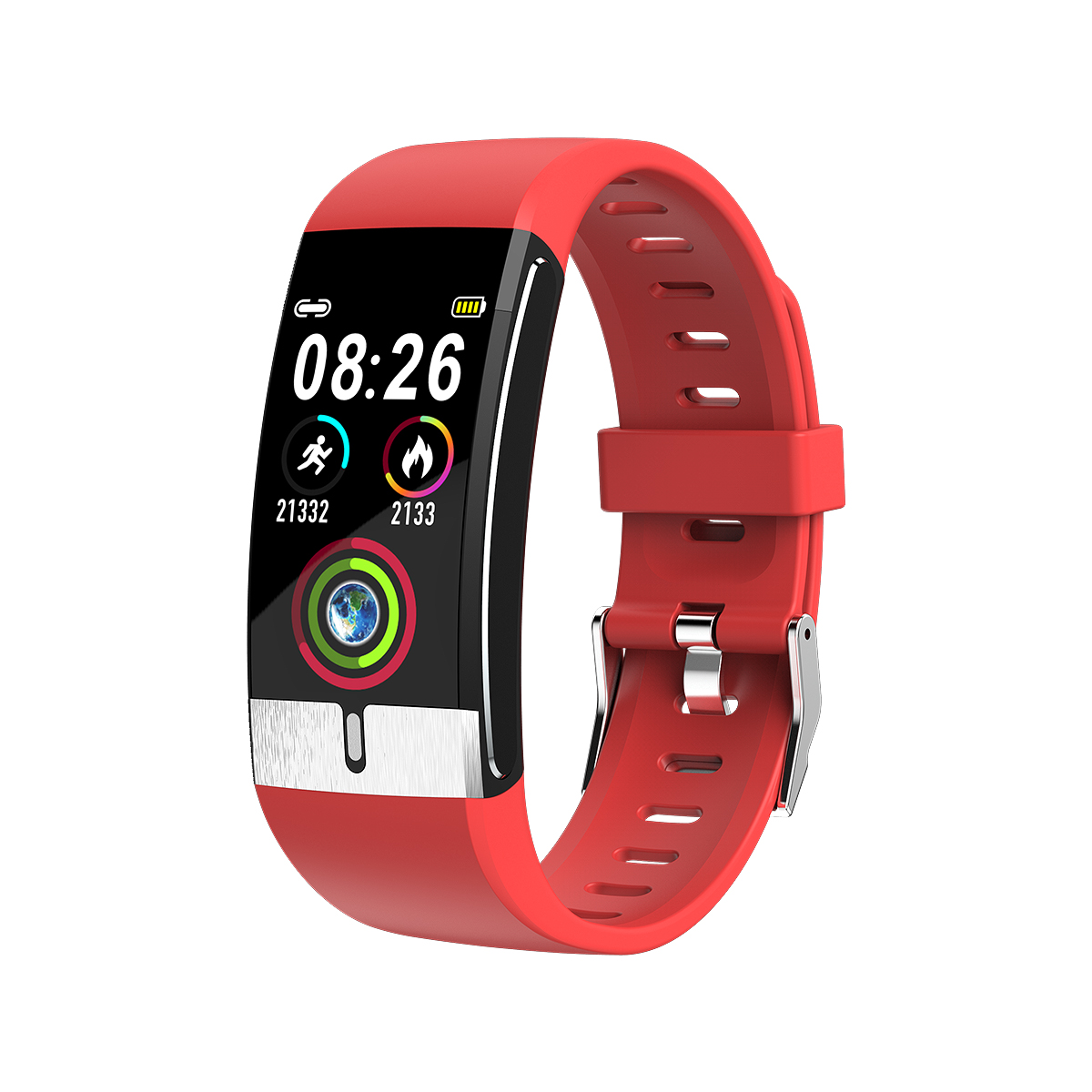 New Body Temperature Bracelet E66 Accurate Measuring ECG Wristband Band Heart Rate Smart Watch E66
