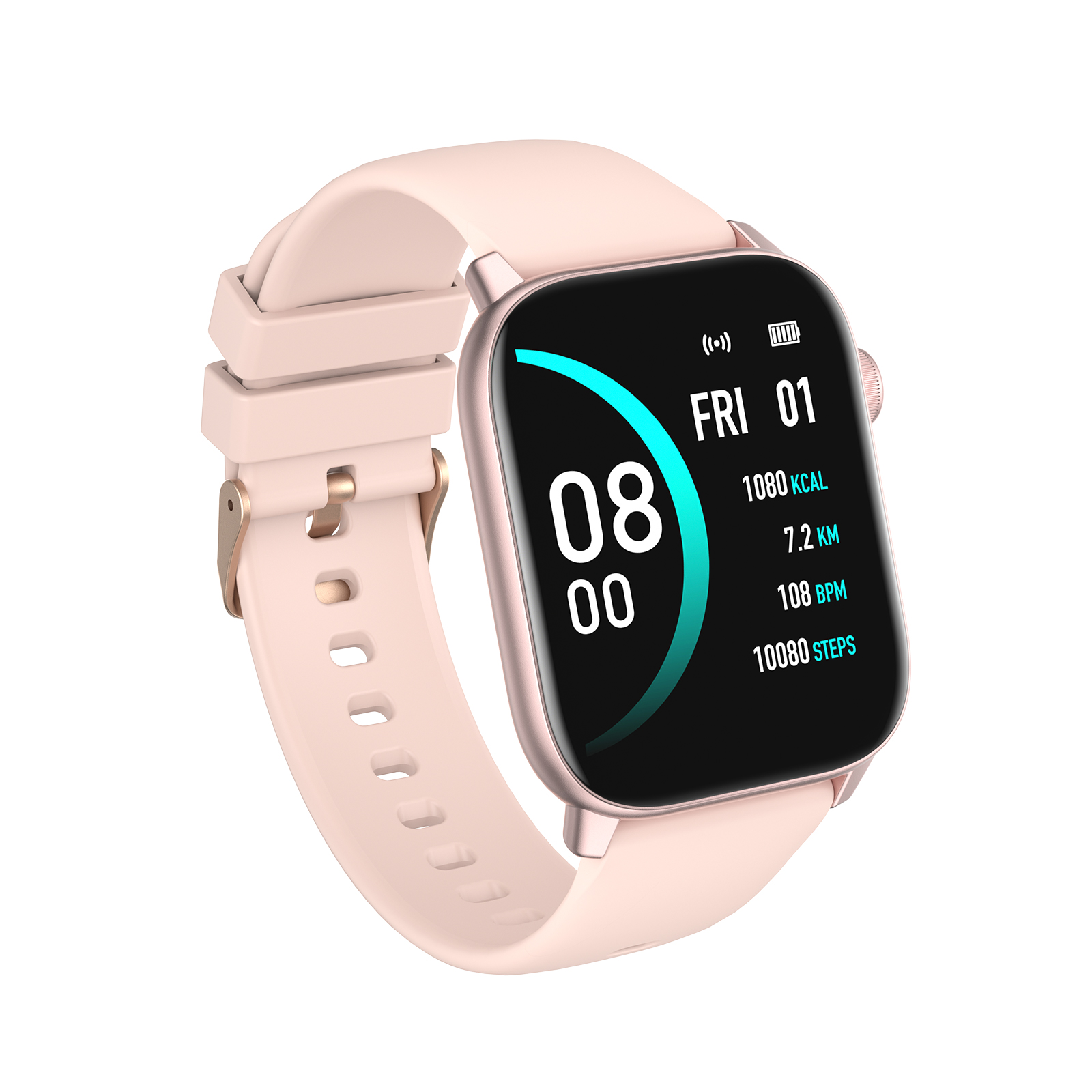 Full Touch Screen IP68 Waterproof Bt Music Control Smart Watch KW76