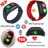 2G IP67 waterproof Elderly healthcare GPS bracelet tracker Y6H