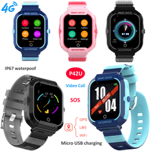 4G IP67 waterproof Kids GPS Smart watch for SOS Help