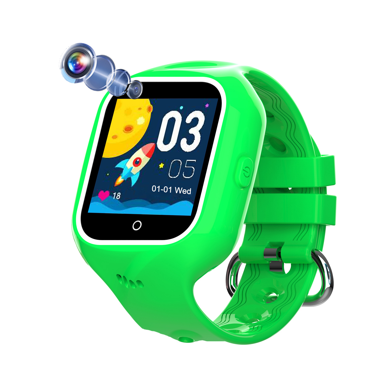 High Quality IP67 Waterproof 4G LTE Parental Control Students Kids GPS Phone Watch with Voice Monitor SOS for Avoid Kidnap D32