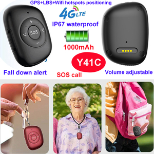 Mini localizzatore GPS Y41C con avviso di caduta impermeabile 4G