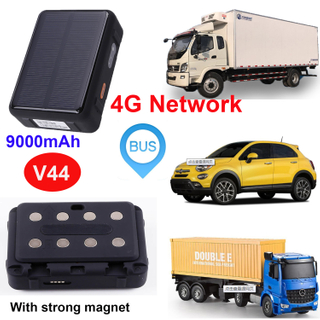 4G LTE carregamento solar bateria de longa dura&ccedil;&atilde;o recipiente para carro rastreador GPS V44