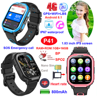 AI Health Monitor 4G Reloj GPS para ni&ntilde;os P41