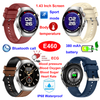 IP68 impermeable ECG llamada SOS reloj inteligente Bluetooth E460